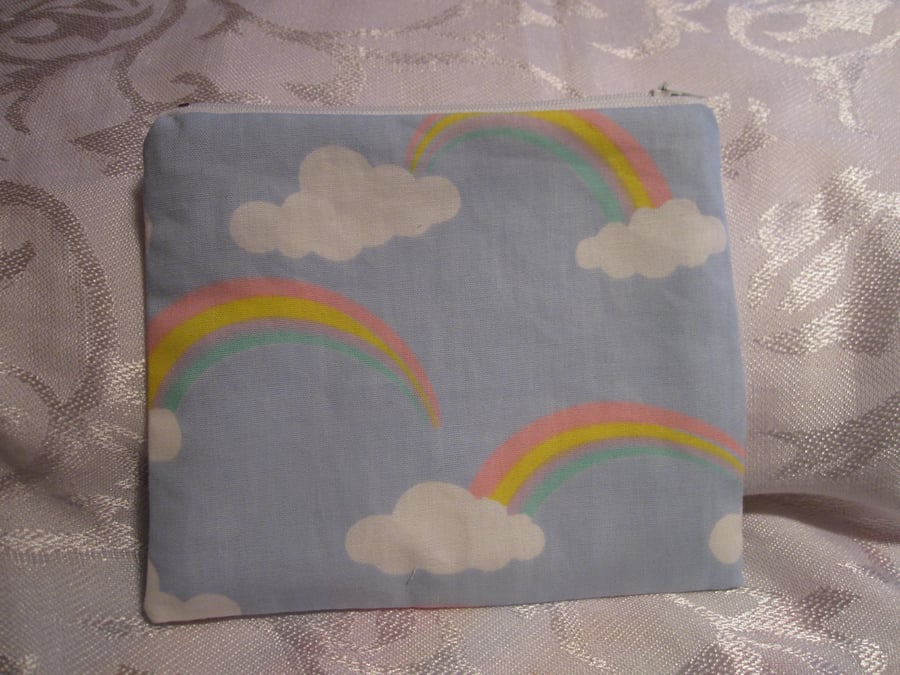  Zipped Bag, Rainbow pattern