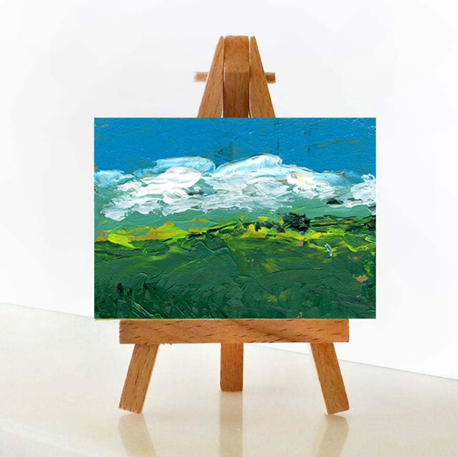 'Abstract IX’ - ACEO Original Acrylic Painting