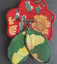 Poppy Textile Brooch - Image 3