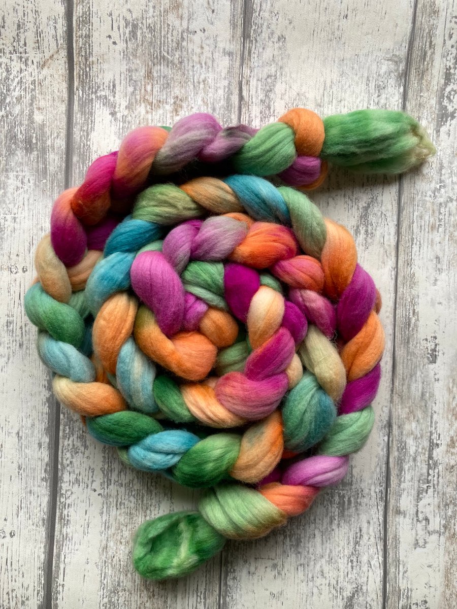 Rambouillet Spinning fibre 100g Wandermuddle