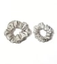 Oyster Satin Scrunchie - Regular - Image 2