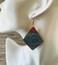 Geometric wood earrings - Image 5
