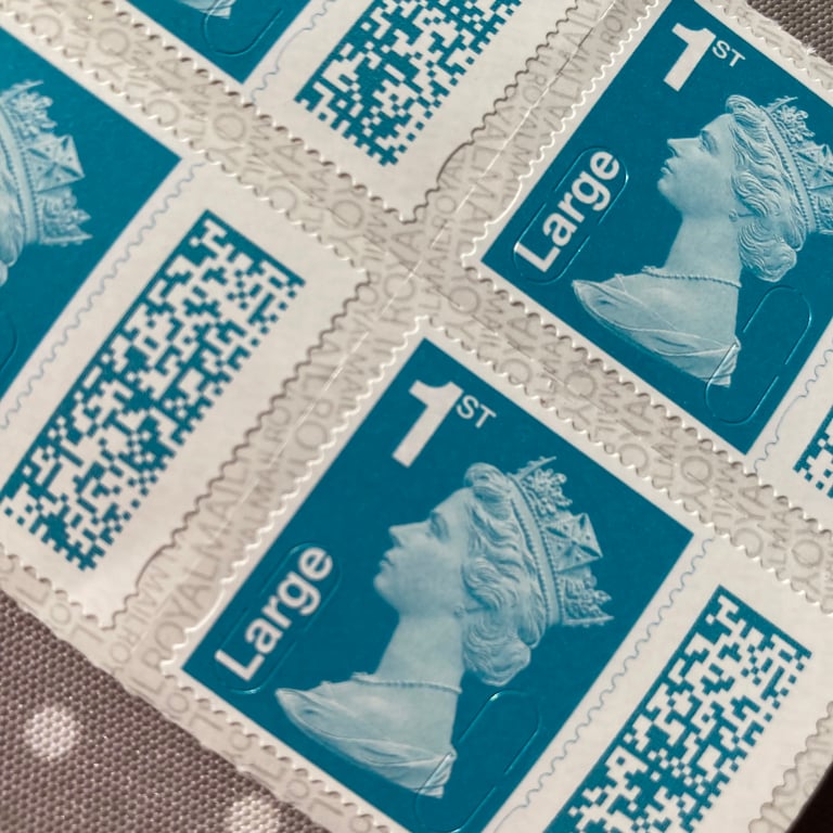 First Class Postage, additional charge