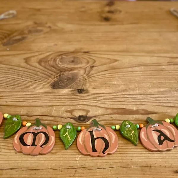 Samhain Vintage-Style Handmade Clay Garland