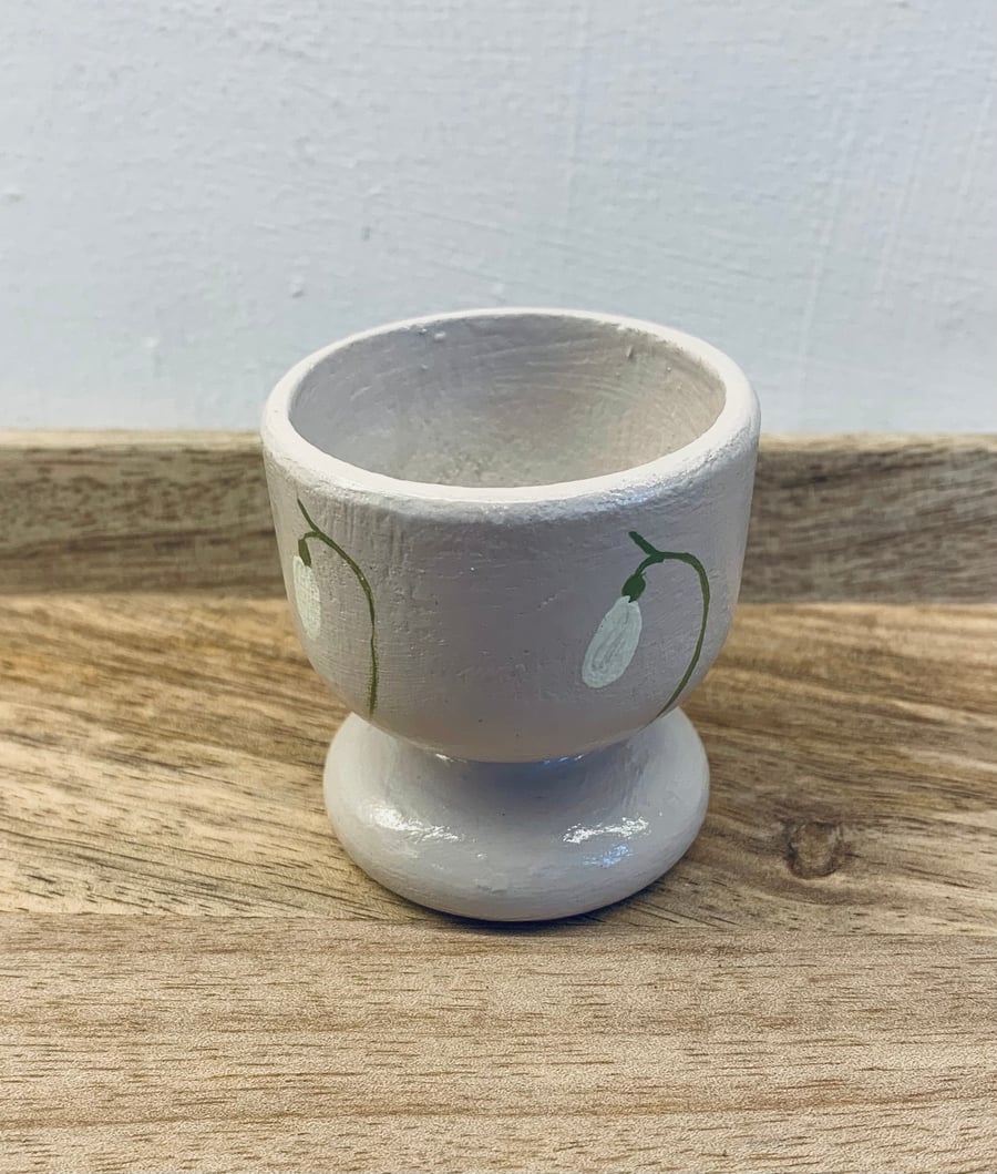 Hand decorated egg cup
