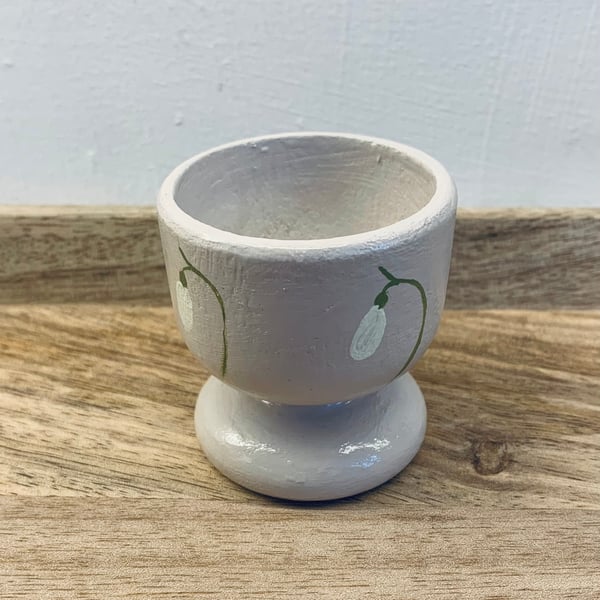 Hand decorated egg cup