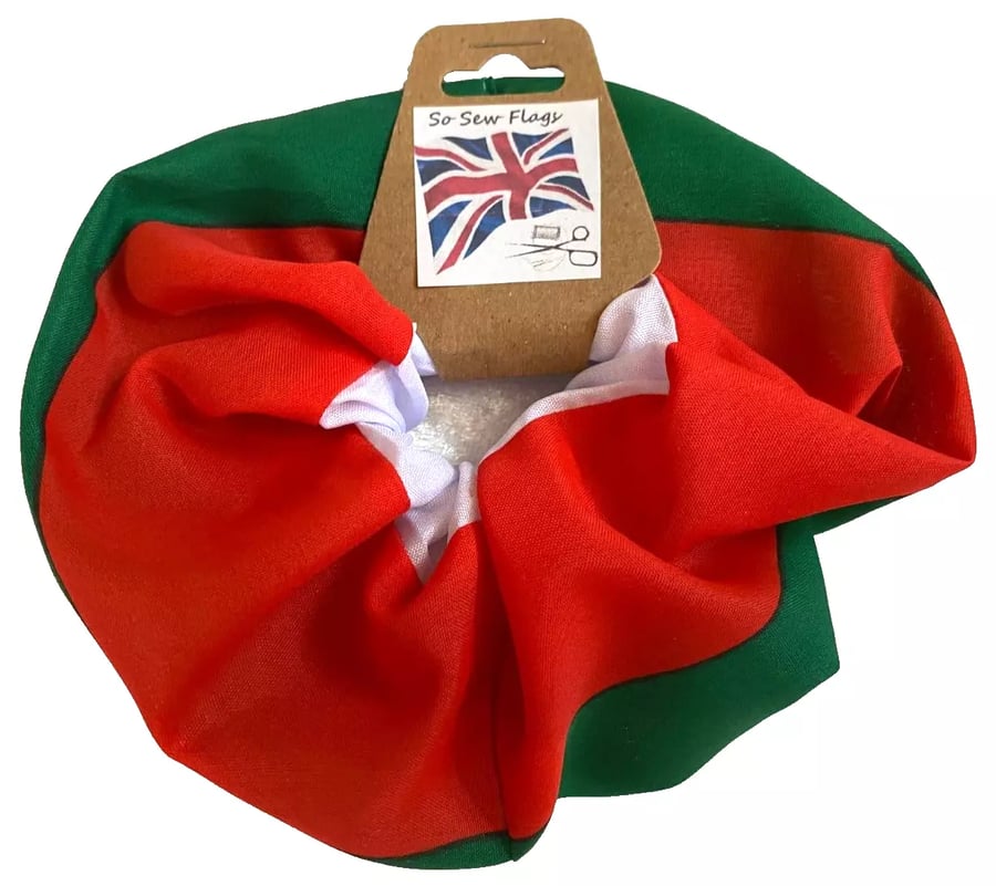 Bulgaria Bulgarian Flag Hair Scrunchie Scrunchies Accessory Band Elastic