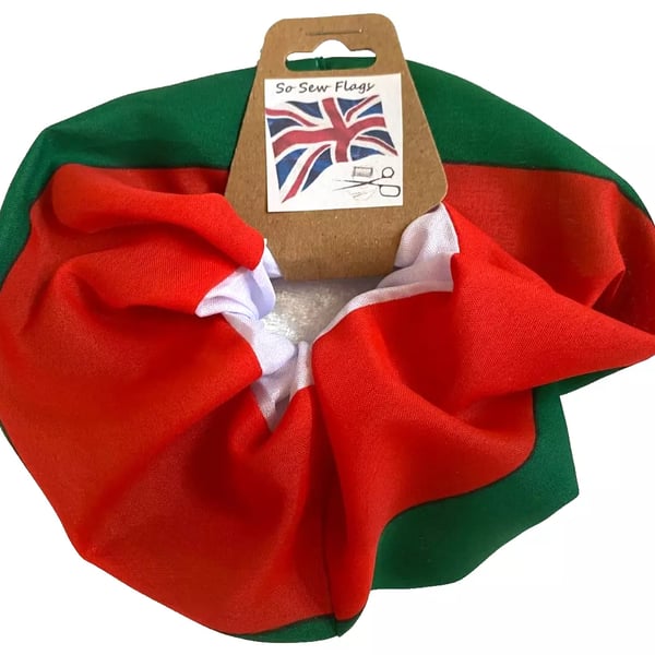 Bulgaria Bulgarian Flag Hair Scrunchie Scrunchies Accessory Band Elastic