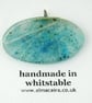 Fused Glass Pebble Pendant - Image 1