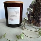 Home baking Berry Crumble Wood Wick Candle, Vegan Crackle Wick Candle