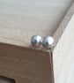 Recycled silver pebble pendant, Chunky silver nugget necklace - Image 10