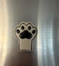 Handmade Ceramic Cat Paw Print Fridge Magnet - Image 4