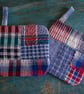 Vintage Fabric Patchwork Pot Holder Handmade KItchen Accessories