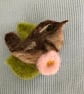 Needle felted bird lovers brooch - Image 4