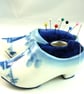 Delft clogs pin cushion with thimble holder.  - Image 2