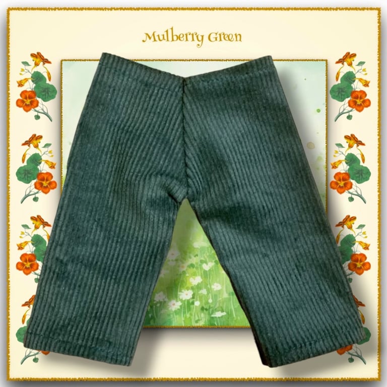 Forest Green Corduroy Trousers