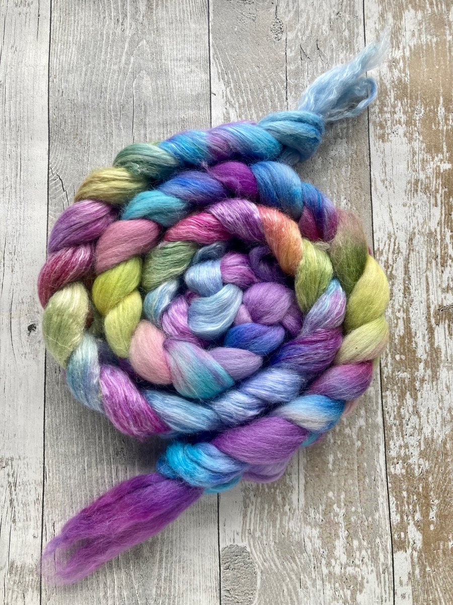 Llama blend and alpaca merino fibre 200g