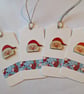 Homemade Christmas gift tags pack - Santa - Image 1
