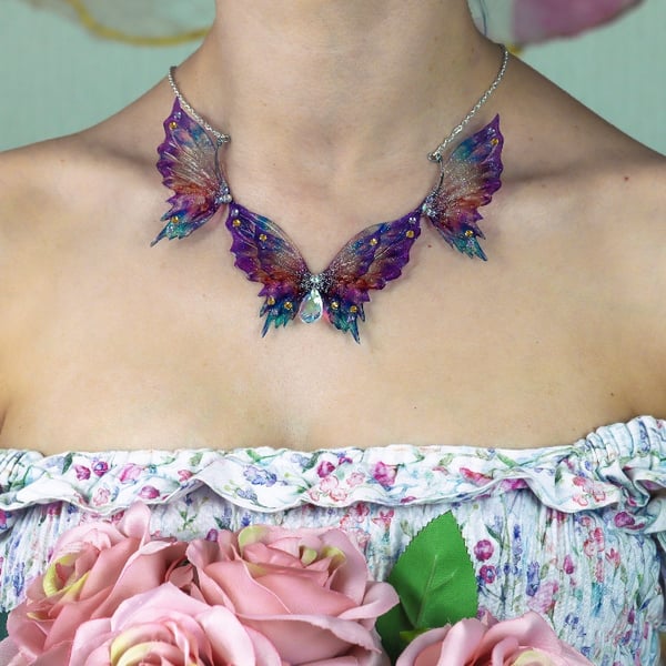 Rainbow Collar Necklace For Buyer Cocoa Powder 