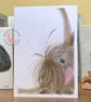 Peekaboo Highland Cow Blank Card - Image 3