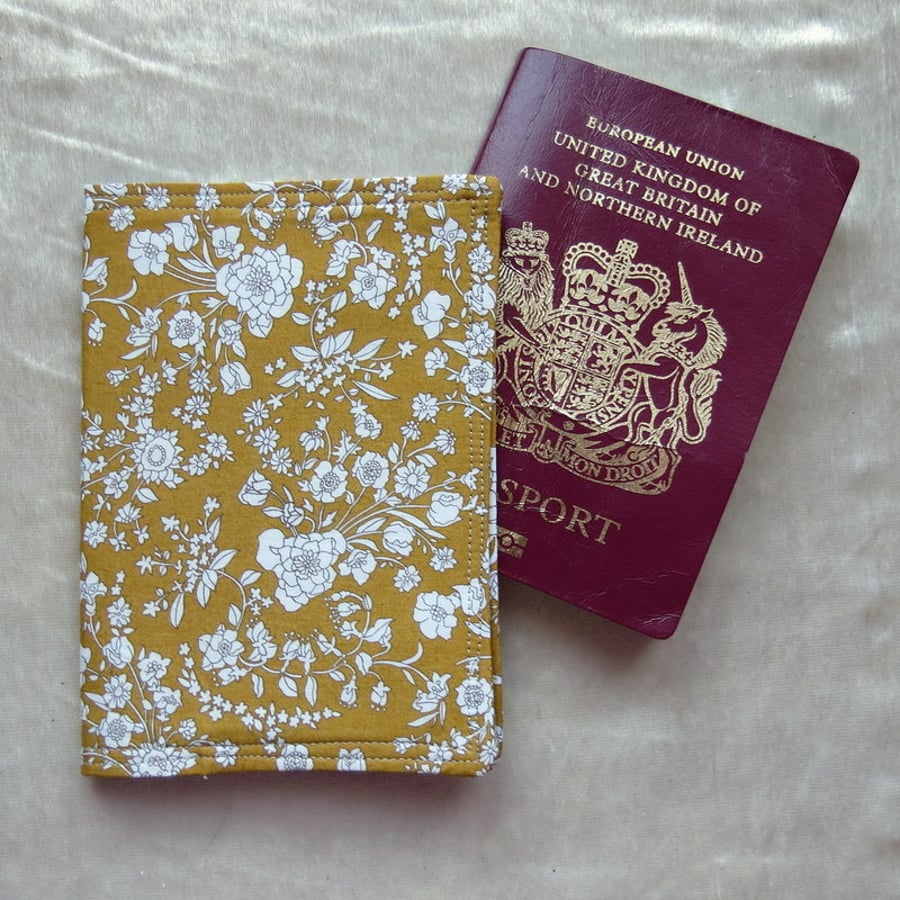 Passport Cover. A passport sleeve made from Liberty Lawn. Passport pouch.