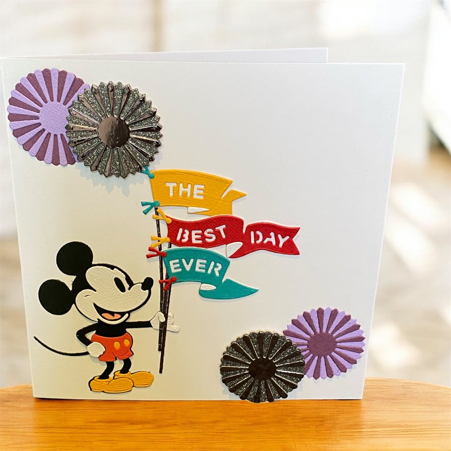 The Best Day Ever Handmade Celebration Card 