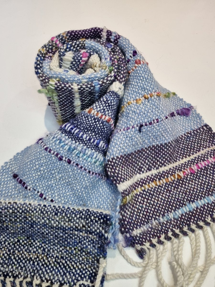Hand woven scarf