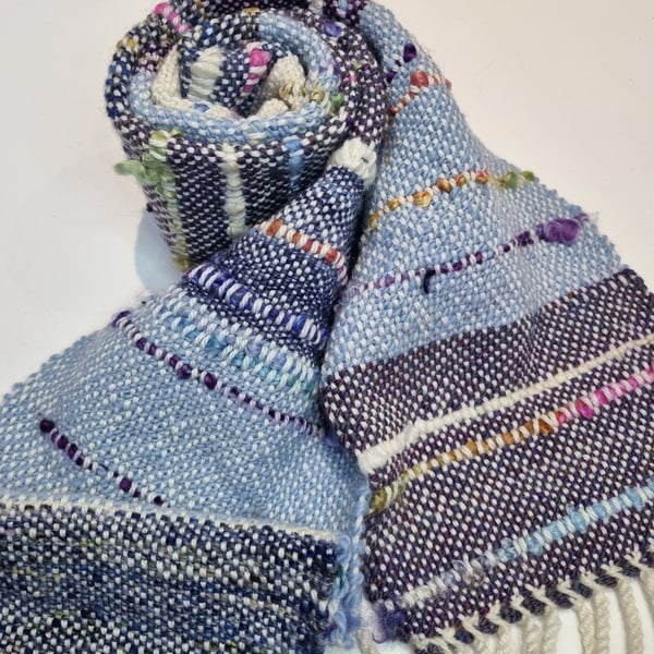 Hand woven scarf