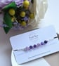 Amethyst Beaded Sliding Clasp Bracelet - Image 5