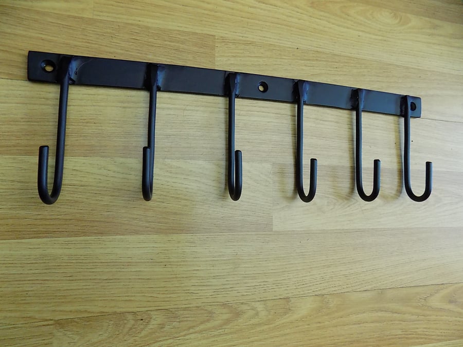 Utensil Hanging Rail..........................Wrought Iron (Forged Steel) Coated