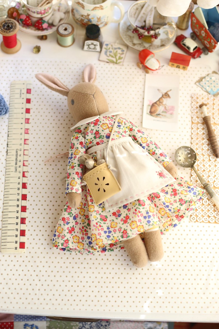 Heirloom Liberty Bunny - Ella and Libby fabric
