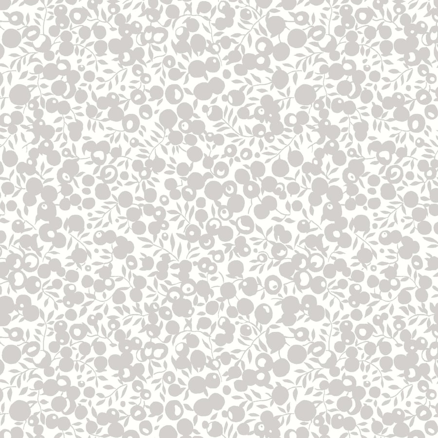 Liberty Christmas Wiltshire Shadow Fabric in Silver