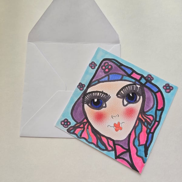 Fairy Witch Greeting Card