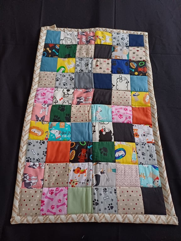 Handmade Patchwork dog blanket