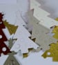 25 Christmas Tree Sizzix die cuts for embellishing cards, table decoration. - Image 3