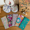 DPN holder, cosy or case for dpns made with Liberty tana lawn prints