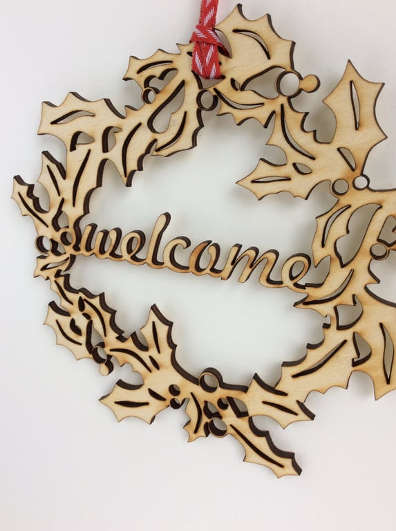 'Welcome' wreath (medium)