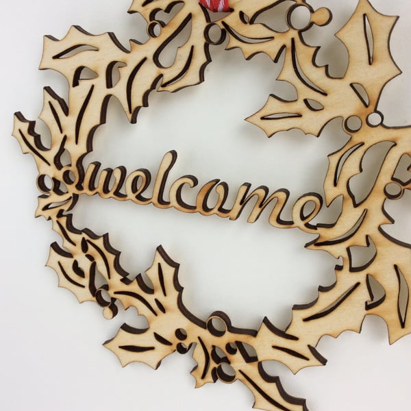 'Welcome' wreath (medium)