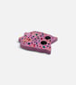 Pink Owl Teaspoon Rest, Colourful Handmade Clay Spoon Holder - Image 8
