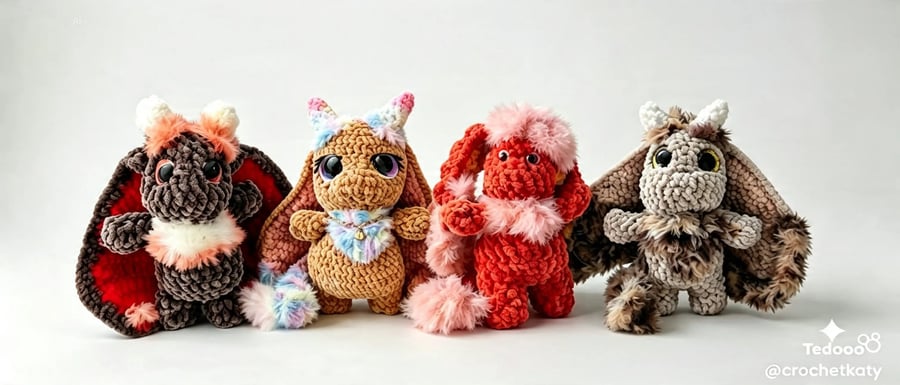 Forest Guardian Crochet Plushie - One-of-kind Woodland Creature
