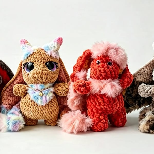 Forest Guardian Crochet Plushie - One-of-kind Woodland Creature