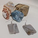 Rectangular Shell Earrings