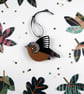 Chaffinch Christmas tree decoration, bird lover gift, stocking filler. - Image 1