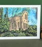Leasowes Priory Art Card: Blank or Personalised A6-Size Greetings Card - Image 4