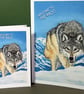 Return of the Wolf Art Card: Blank or Personalised A6-Size Greetings Card - Image 6