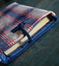 Fabric Book Sleeve with Back Pocket Handmade Small Protective Book Pouch  - Image 5