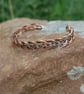 Braided Copper Bangle
