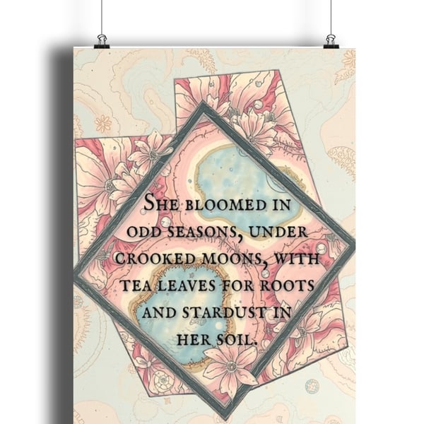 Bloomed art print