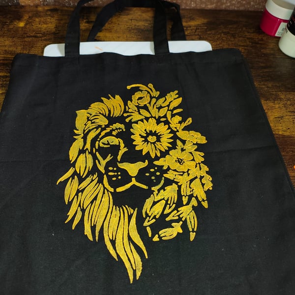 Hand painted tote bags 