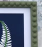 Framed Fern art, Botanical gift, Embroidery Art - Image 5